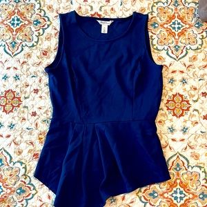 WHBM Peplum Top Size Medium